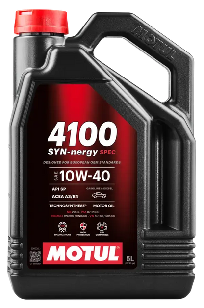 Aceite Motul 4100 SYN-NERGY SPEC 10W40 5L 1